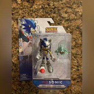 Sonic the Hedgehog Action Figure - Blue and Silver